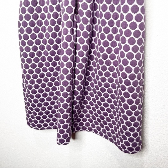 Boden Clementine Jacquard Fit & Flare Dot Sheath Dress Twee Mod - Picture 10 of 12